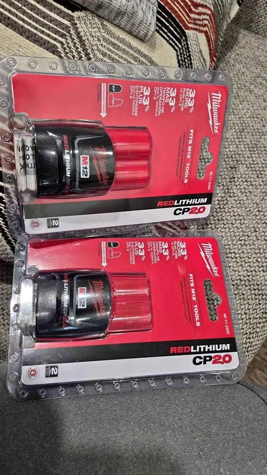 Brand new Milwaukee M12 Battery REDLITHIUM CP 2.0 $45/each