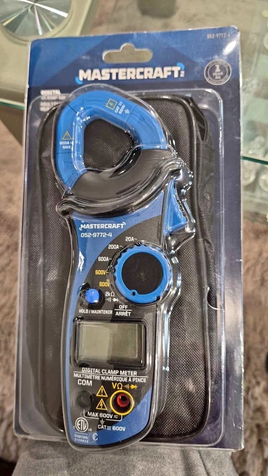 Brand new Mastercraft Digital Clamp Meter - $75
