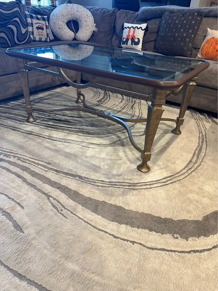 3 Glass Tables with Beveled Edges - photo 3