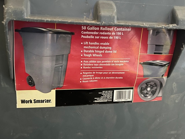 50 Gallon Rollout Container - photo 2