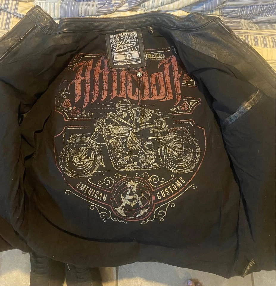 Affliction Leather Jacket - photo 4