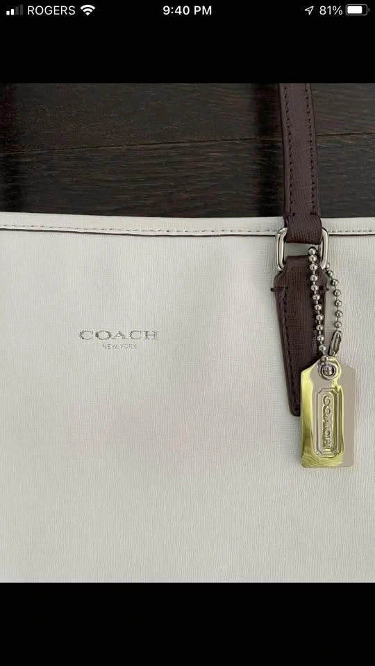 Coach Soft Refined Saffiano Leather Tote - photo 5