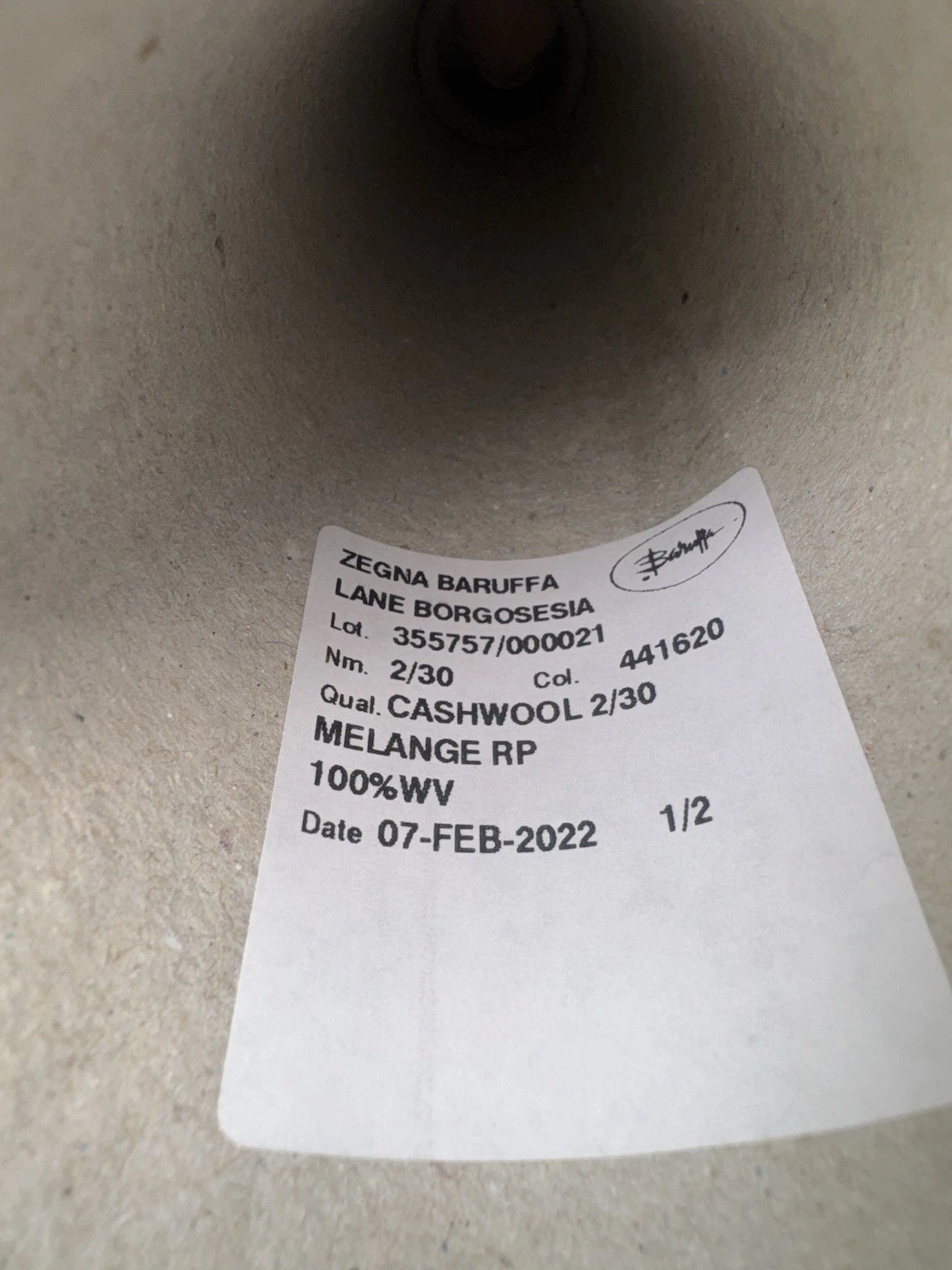 Italian Premium Wool Yarn Zegna Baruffa Cashwool 2/30 Melange MP - photo 2