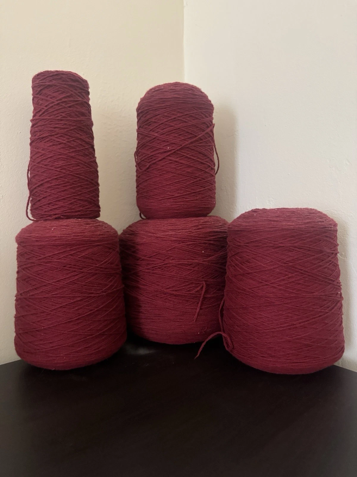 Premium Italian Wool Yarn - Silte Burgundy