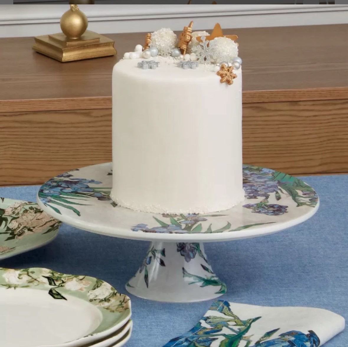 The Met Store Van Gogh Irises Cake Stand - photo 2