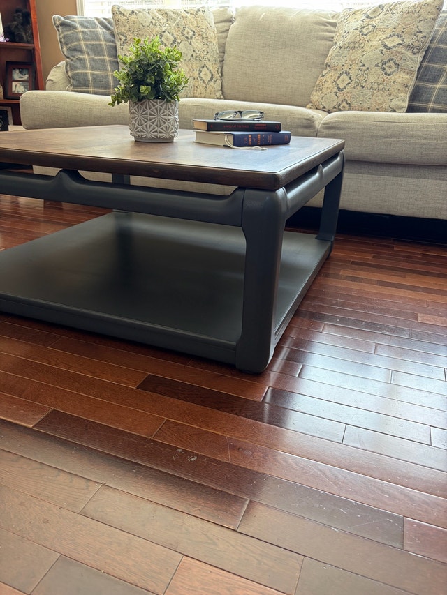 Mid-Century Style Burl Wood Coffee Table - photo 4