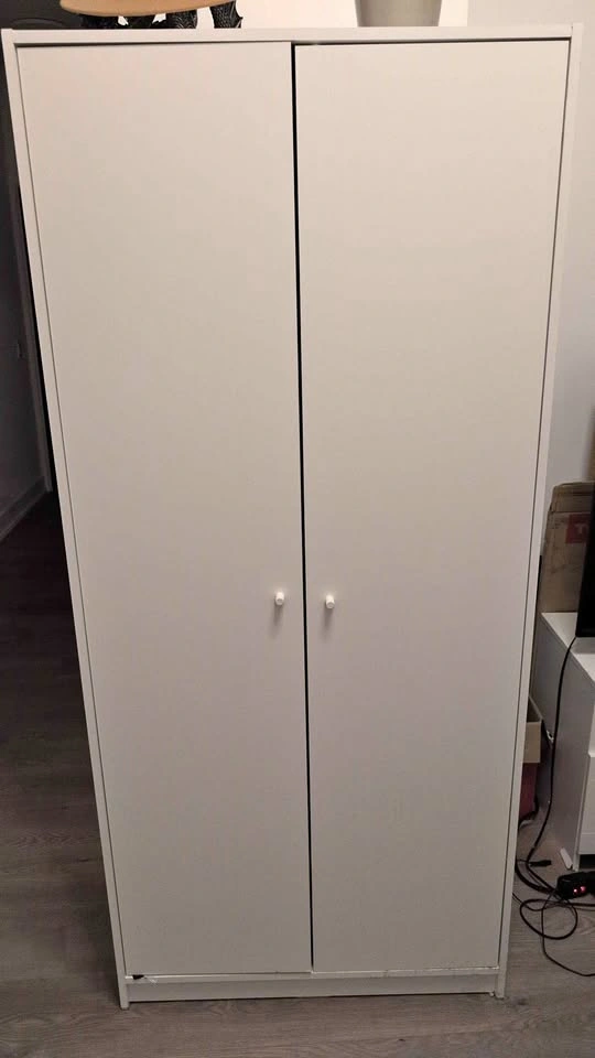 IKEA KLEPPSTAD 2-Door Wardrobe - White