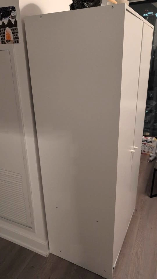 IKEA KLEPPSTAD 2-Door Wardrobe - White - photo 3