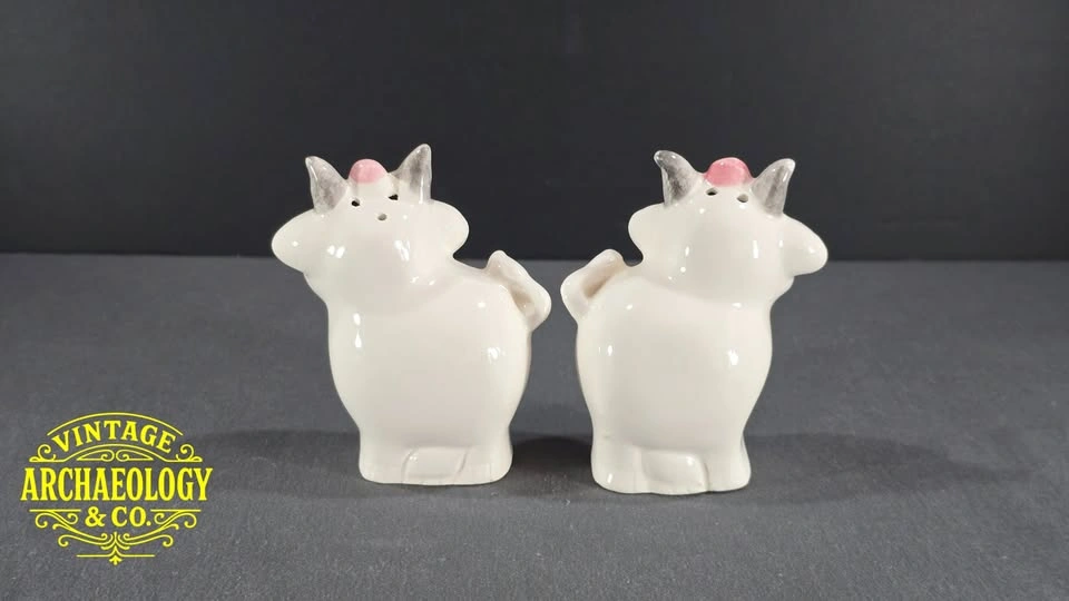 Ceramic Cow Salt and Pepper Shakers - photo 2