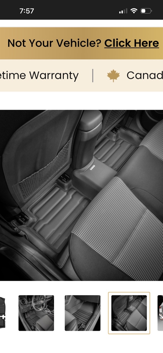 Hyundai Kona Mat for 2nd row - photo 2