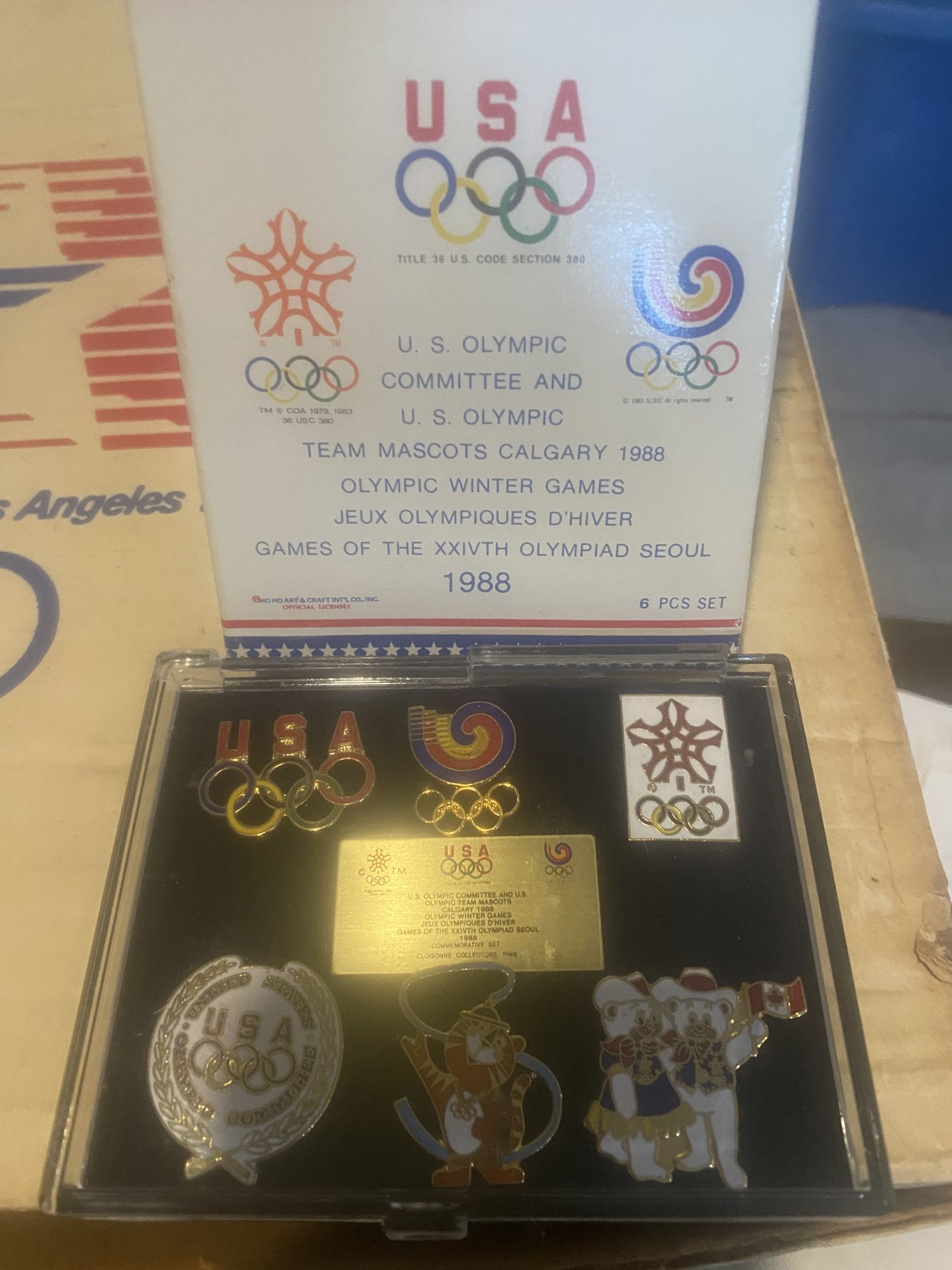 Olympic pins see below