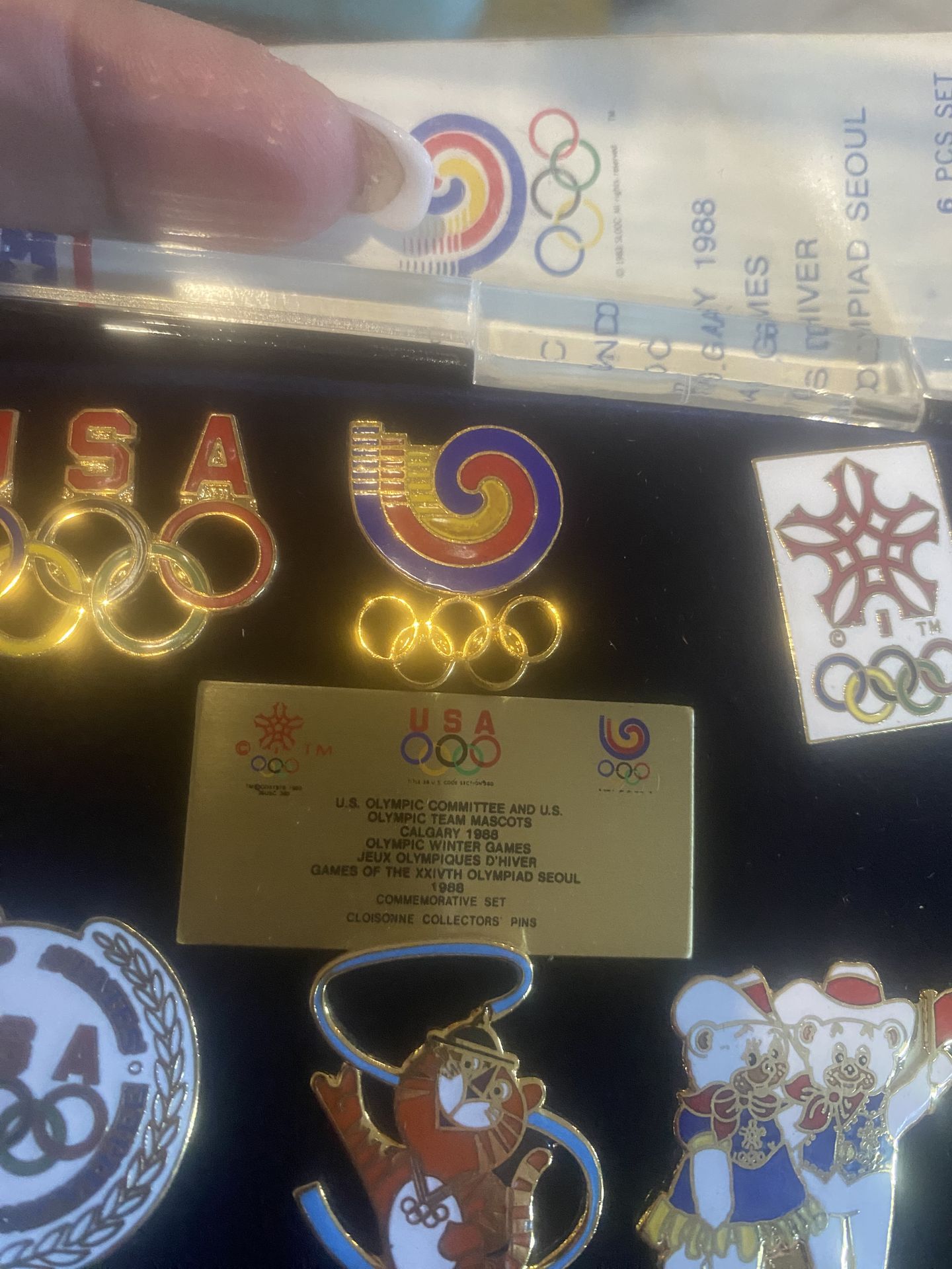 Olympic pins see below - photo 3