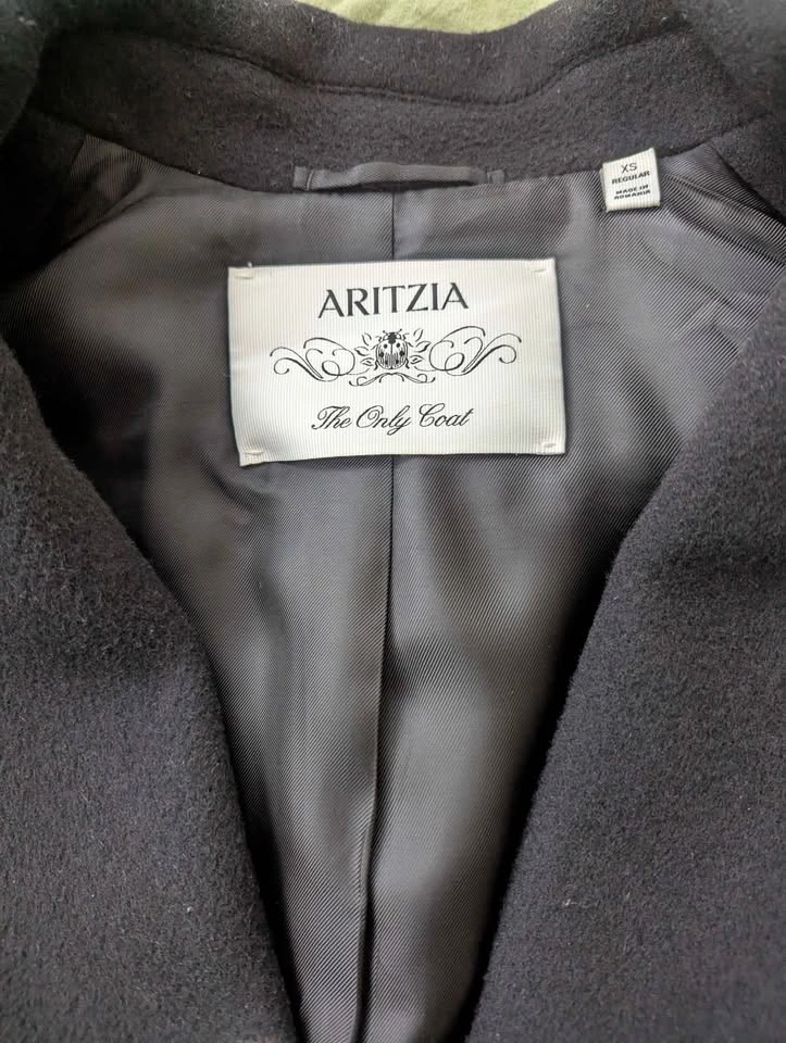 Aritzia The Only Coat Black XS - photo 3