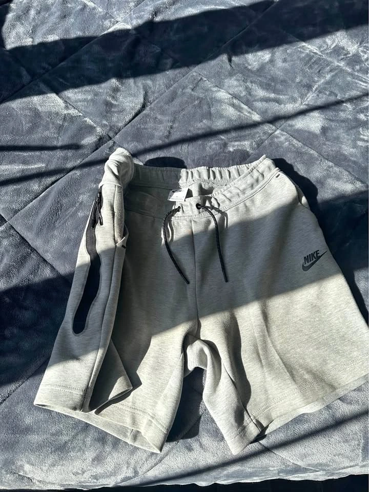 Grey Nike Tech Shorts - Size M
