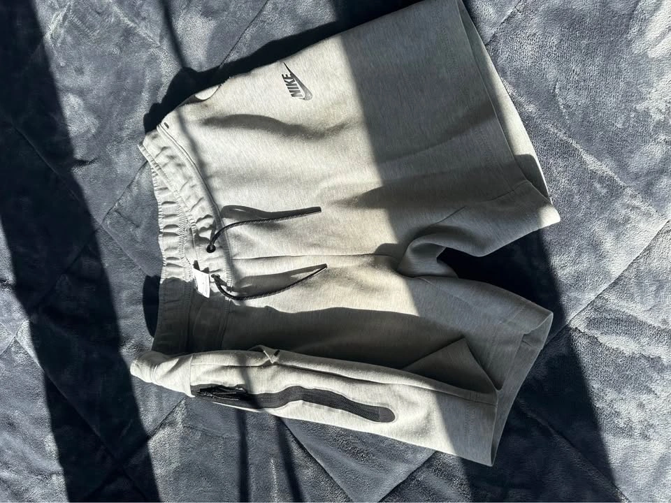 Grey Nike Tech Shorts - Size M - photo 2