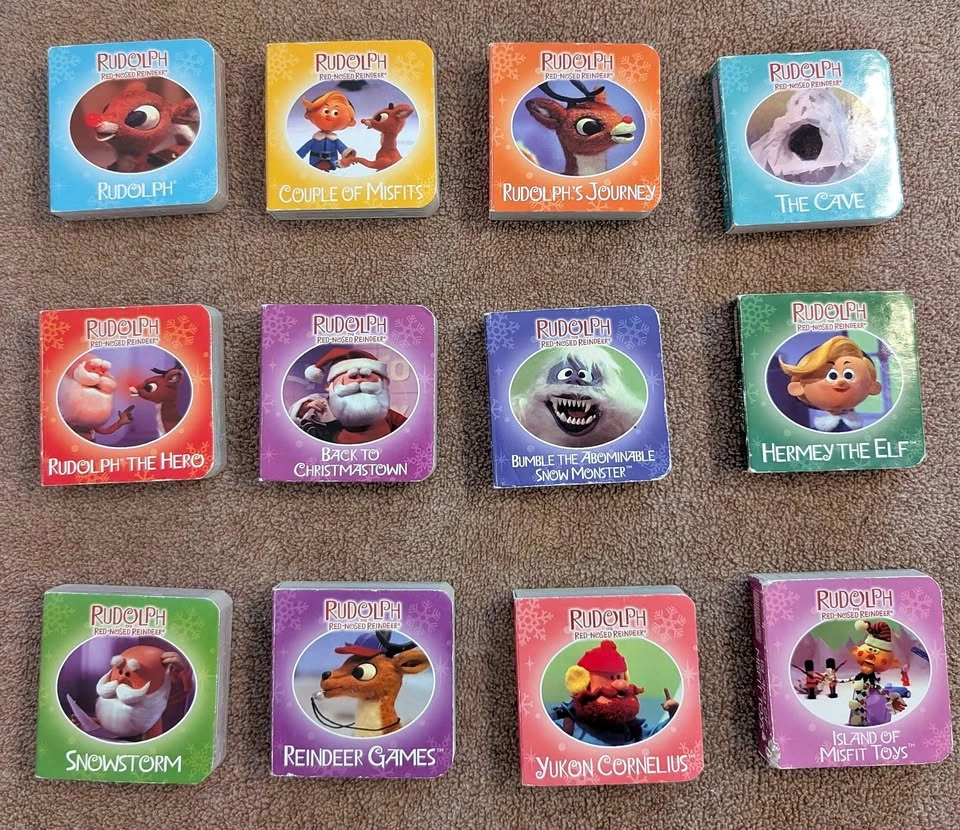 Rudolph Mini Books Collection; Christmas Story Set