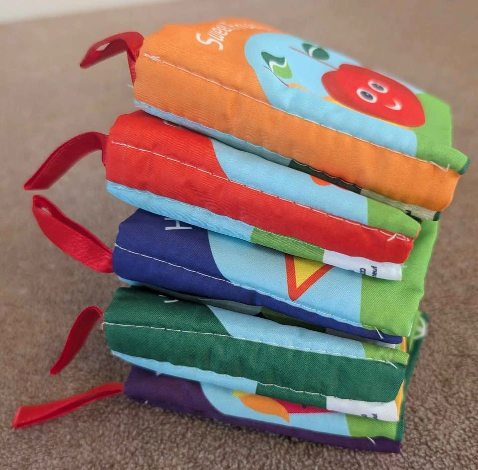 Soft Baby Books Set; Sensory Cloth Books for Toddlers - photo 3
