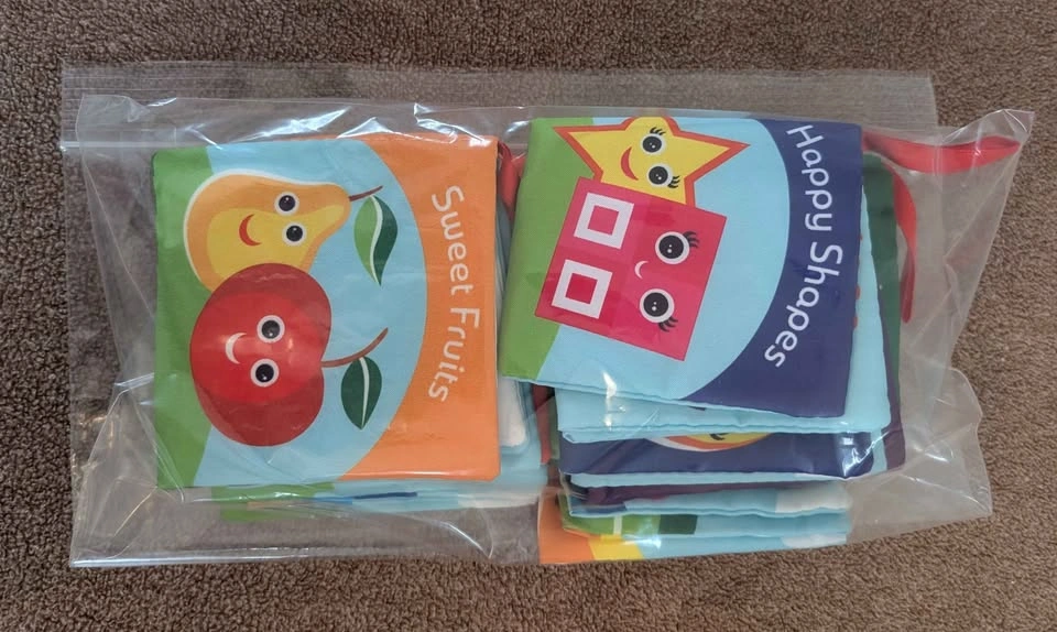 Soft Baby Books Set; Sensory Cloth Books for Toddlers - photo 4