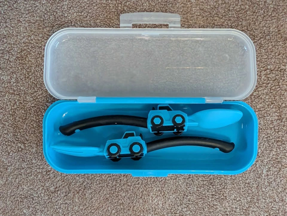 Kids Travel Utensil Set with Case - photo 2
