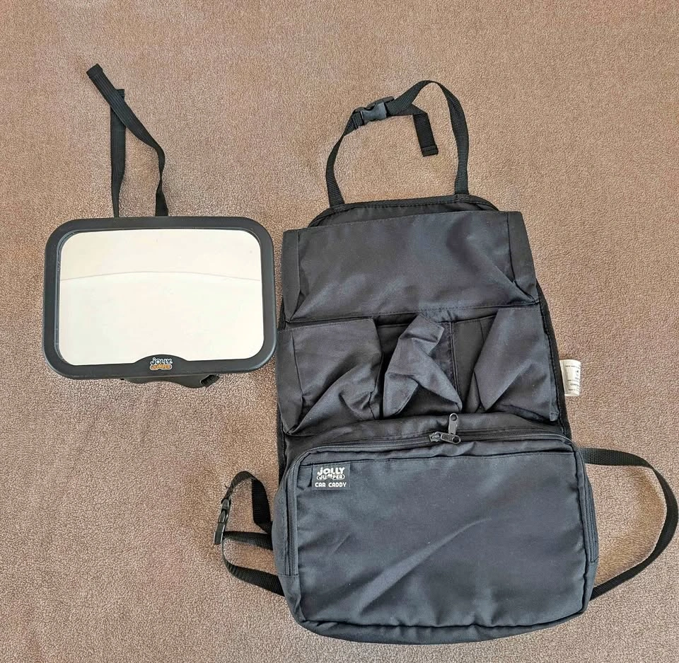 Jolly Jumper Car Organizer + Baby Mirror Bundle