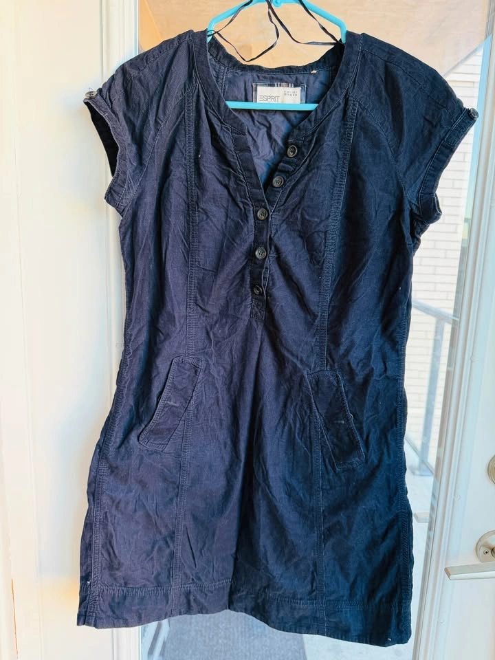 ESPRIT Blue Velvet Summer Short Dress - photo 2
