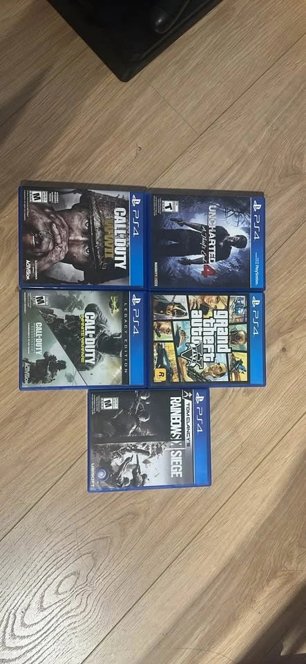 PS4 Slim 500GB Console with 2 Controllers and Games - photo 2
