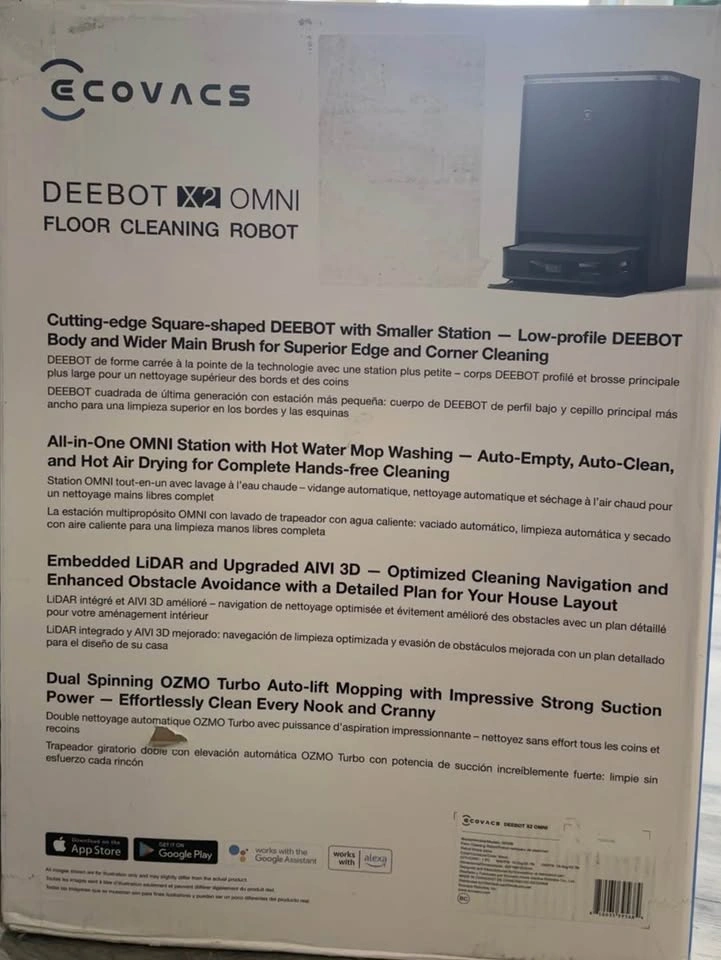 ECOVACS DEEBOT X2 OMNI Floor Cleaning Robot - photo 2