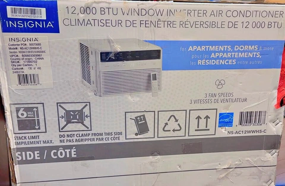 Insignia 12,000 BTU Window Air Conditioner