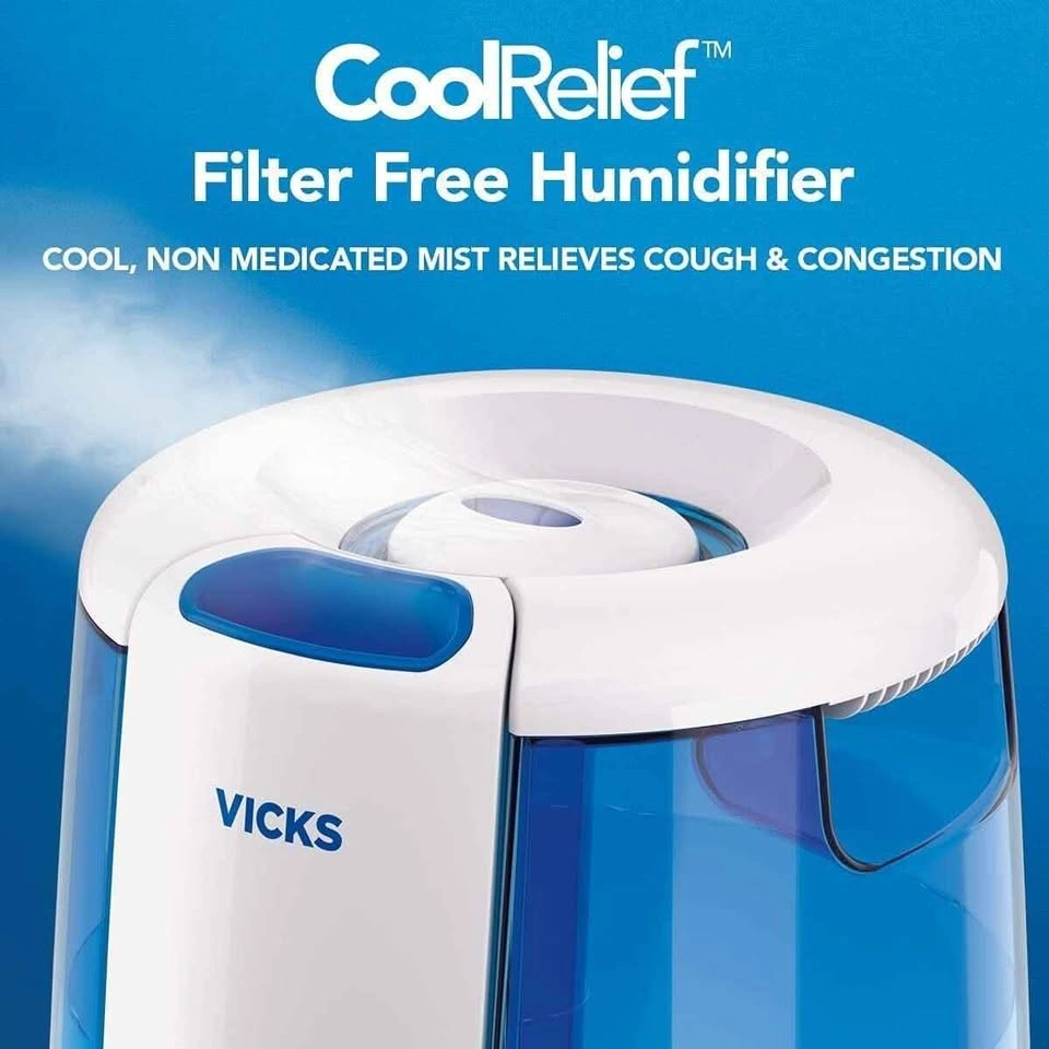Vicks VUL600C CoolRelief Ultrasonic Cool Mist Humidifier - photo 2