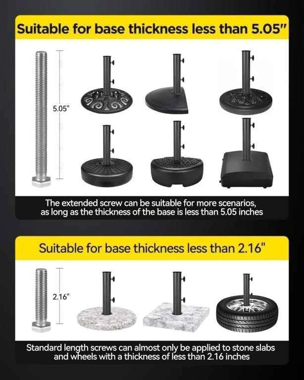 Universal Umbrella Base with Silicone Pad - photo 3
