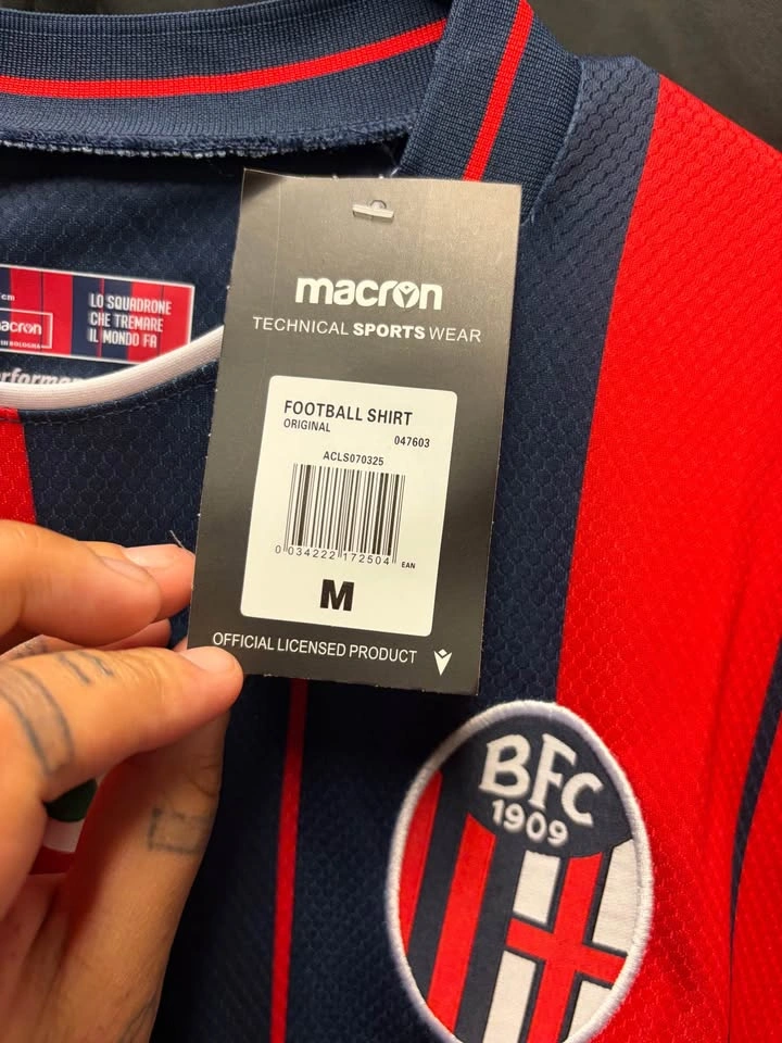 Federico Bernardeschi Bologna FC 2025/26 Home Jersey - Size M - photo 5