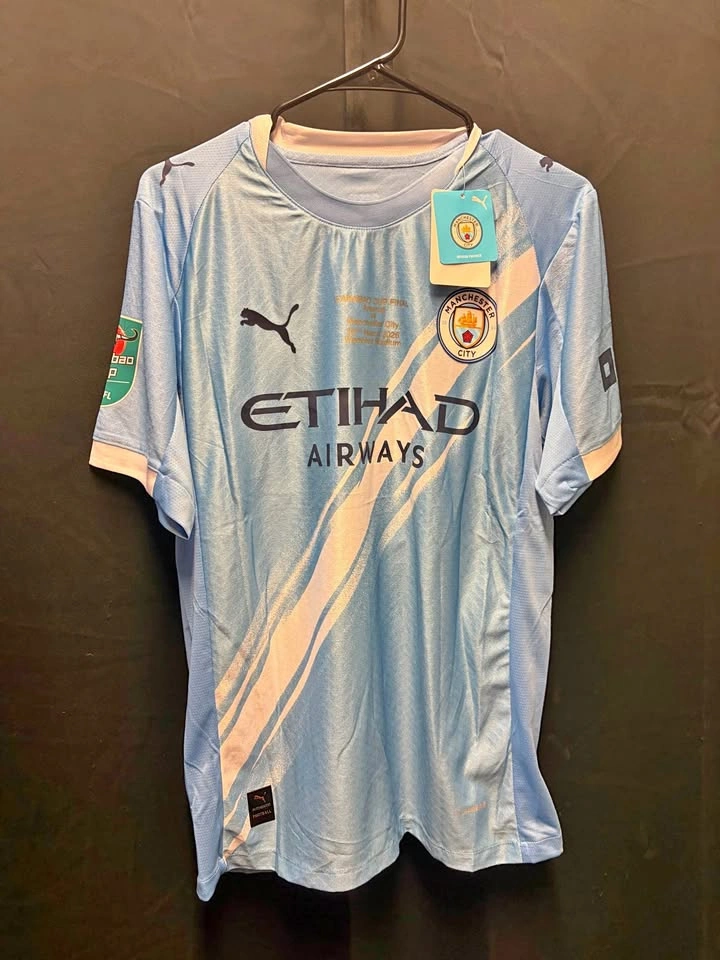 Man City 2025-26 Home Jersey - Carabao Cup Final