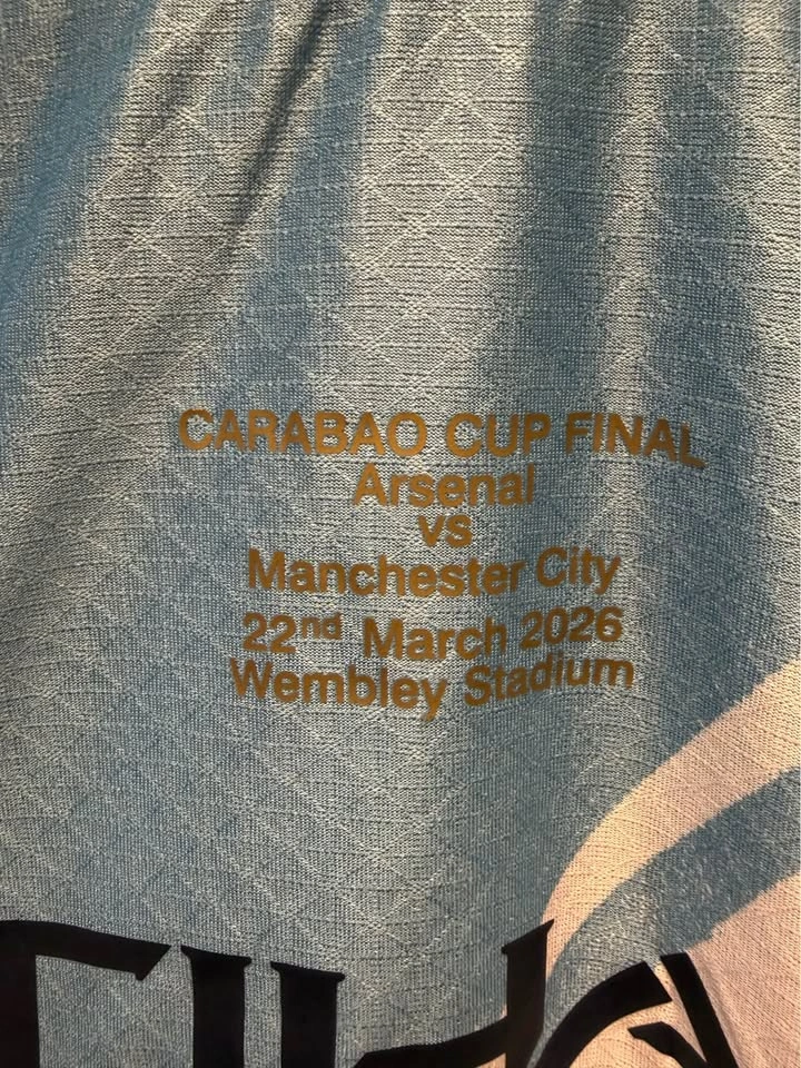 Man City 2025-26 Home Jersey - Carabao Cup Final - photo 3