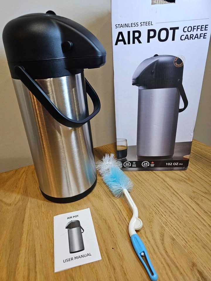 102OZ / 3L Insulated Coffee Carafe with Pump - photo 5