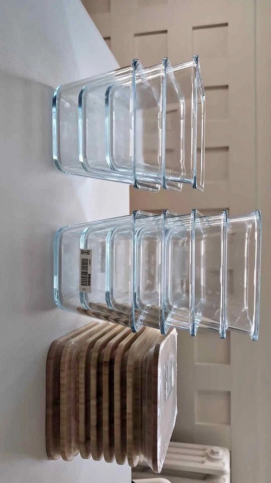IKEA 365+ Food container, glass, 1.8 L