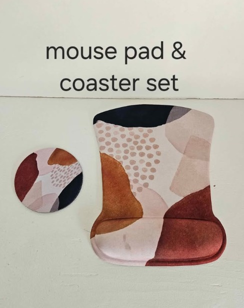 Mouse pad and coaster set NEW
