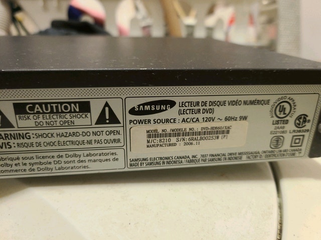 Samsung DVD-HD860 Player - photo 2