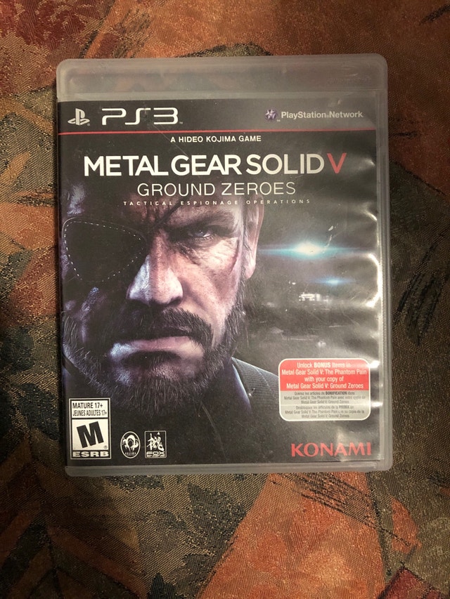 PS3 Metal Gear Ground Zero Prequel