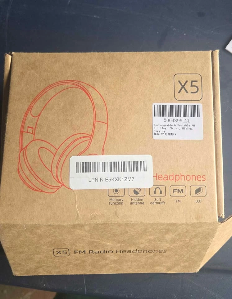 New X5 FM Radio Headphones - photo 2