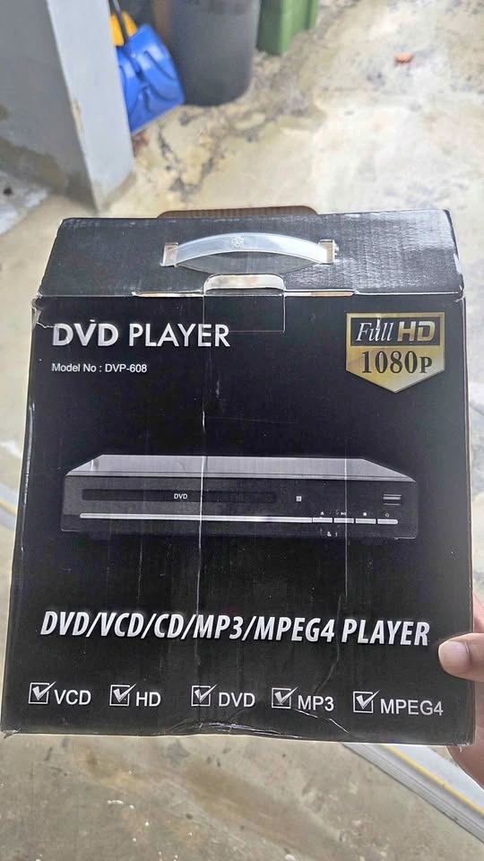 DVD Player DVP-608 Full HD 1080P Multi-format