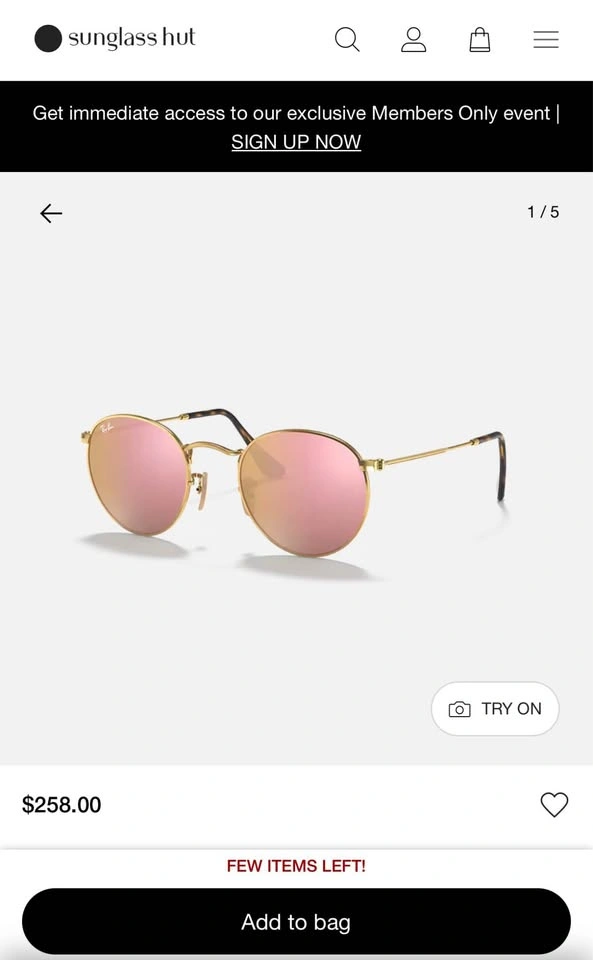 Rayban Round Metal Sunglasses - photo 2