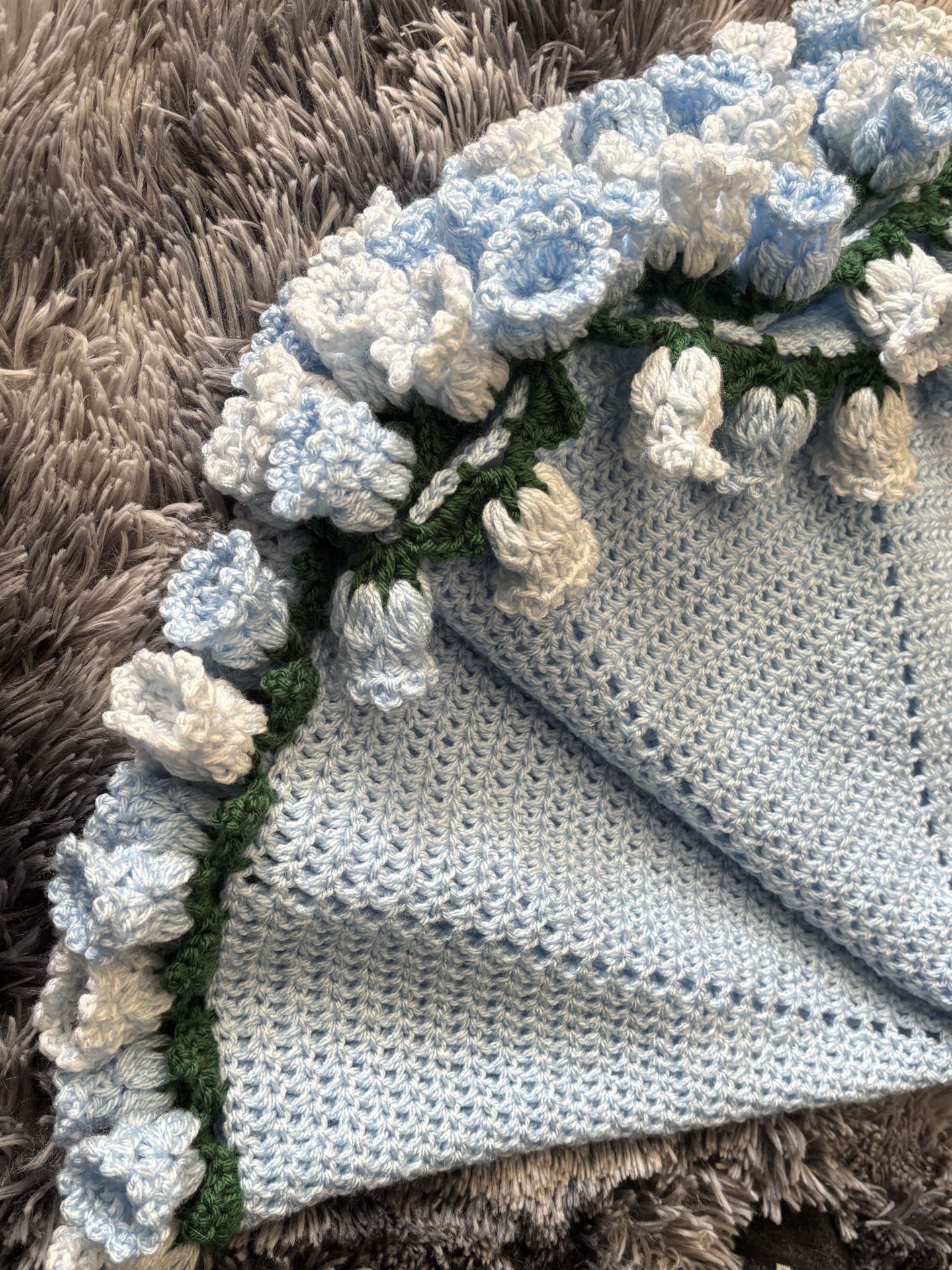Flower bouquet blanket - photo 3