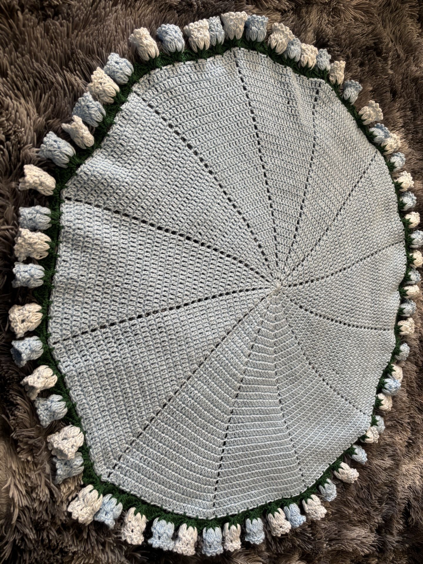 Flower bouquet blanket - photo 4
