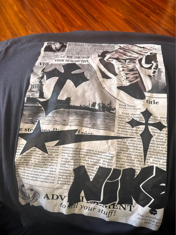 Blue Big Graphic Tee - photo 3