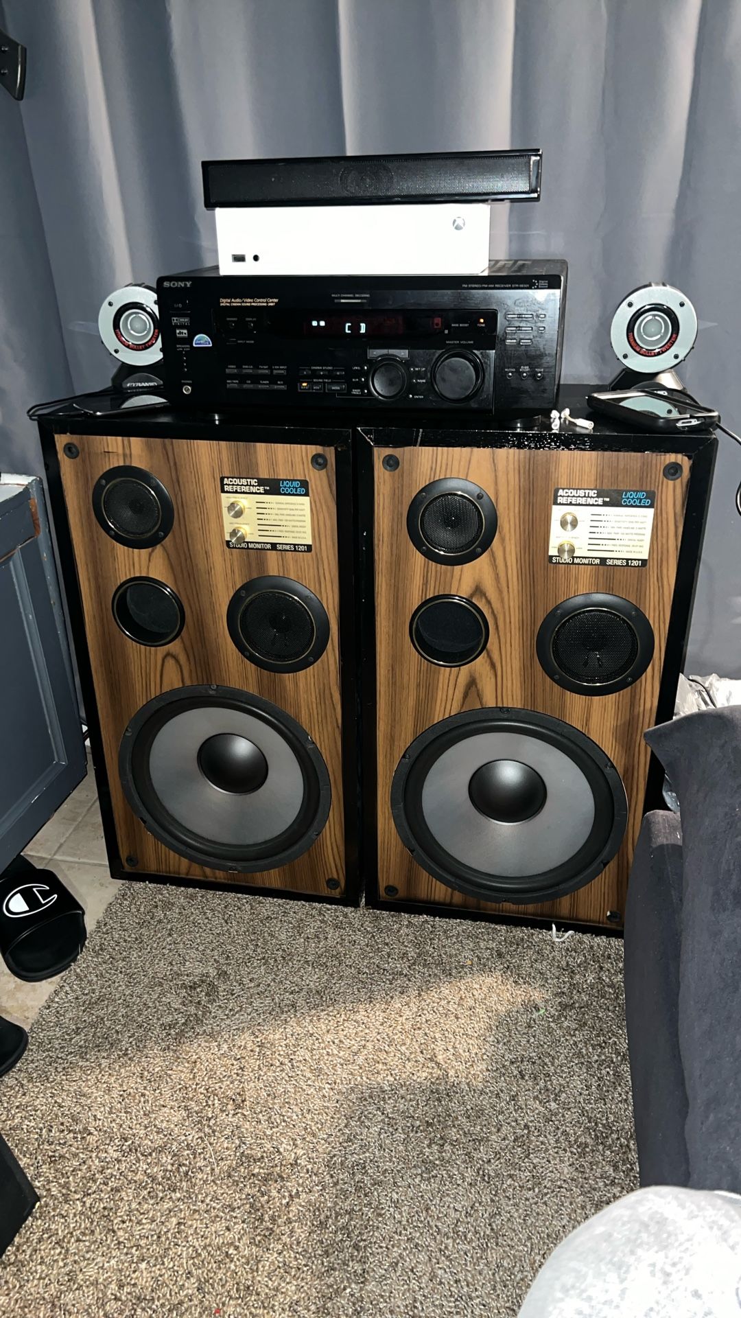2 Bocinas Y Un Recividor SONY