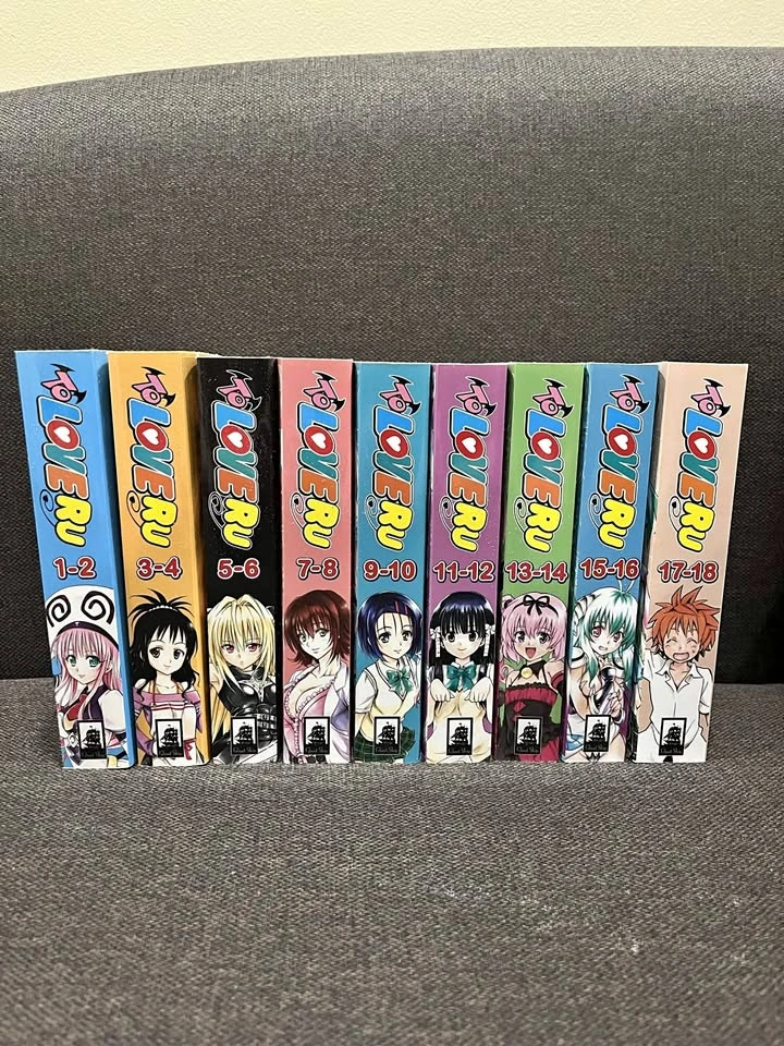 To Love Ru Manga Volumes 1-18 Omnibus English Complete Set
