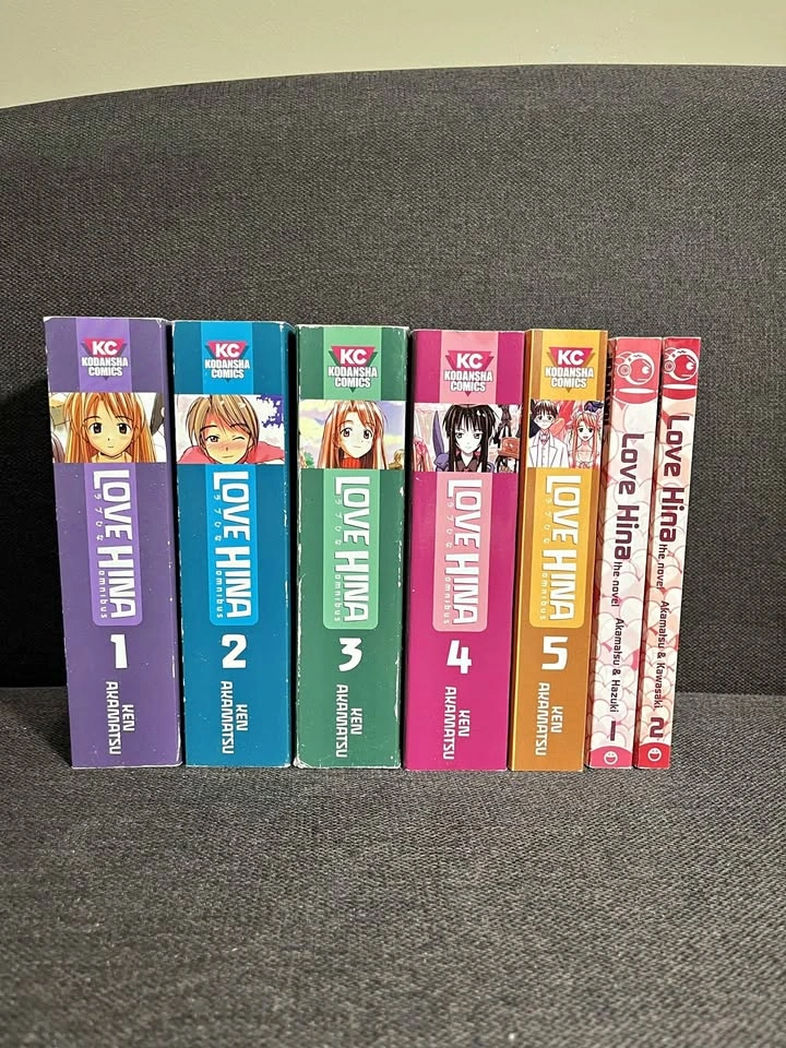 Love Hina Omnibus 1-5 + Light Novel 1-2 COMPLETE MANGA