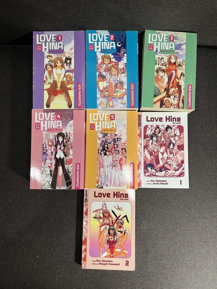 Love Hina Omnibus 1-5 + Light Novel 1-2 COMPLETE MANGA - photo 5