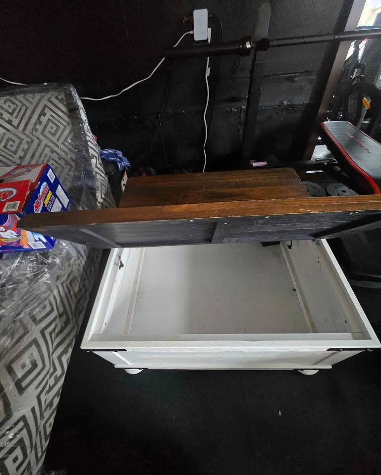 36" Rustic Coffee Table Trunk with Storage - photo 2