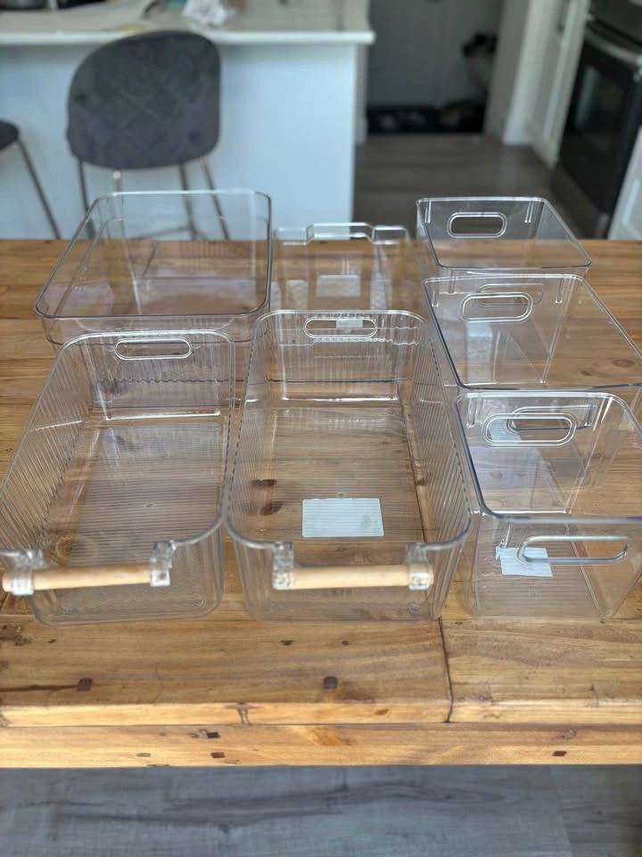 7-Piece Acrylic Storage Pantry/Fridge Organiser